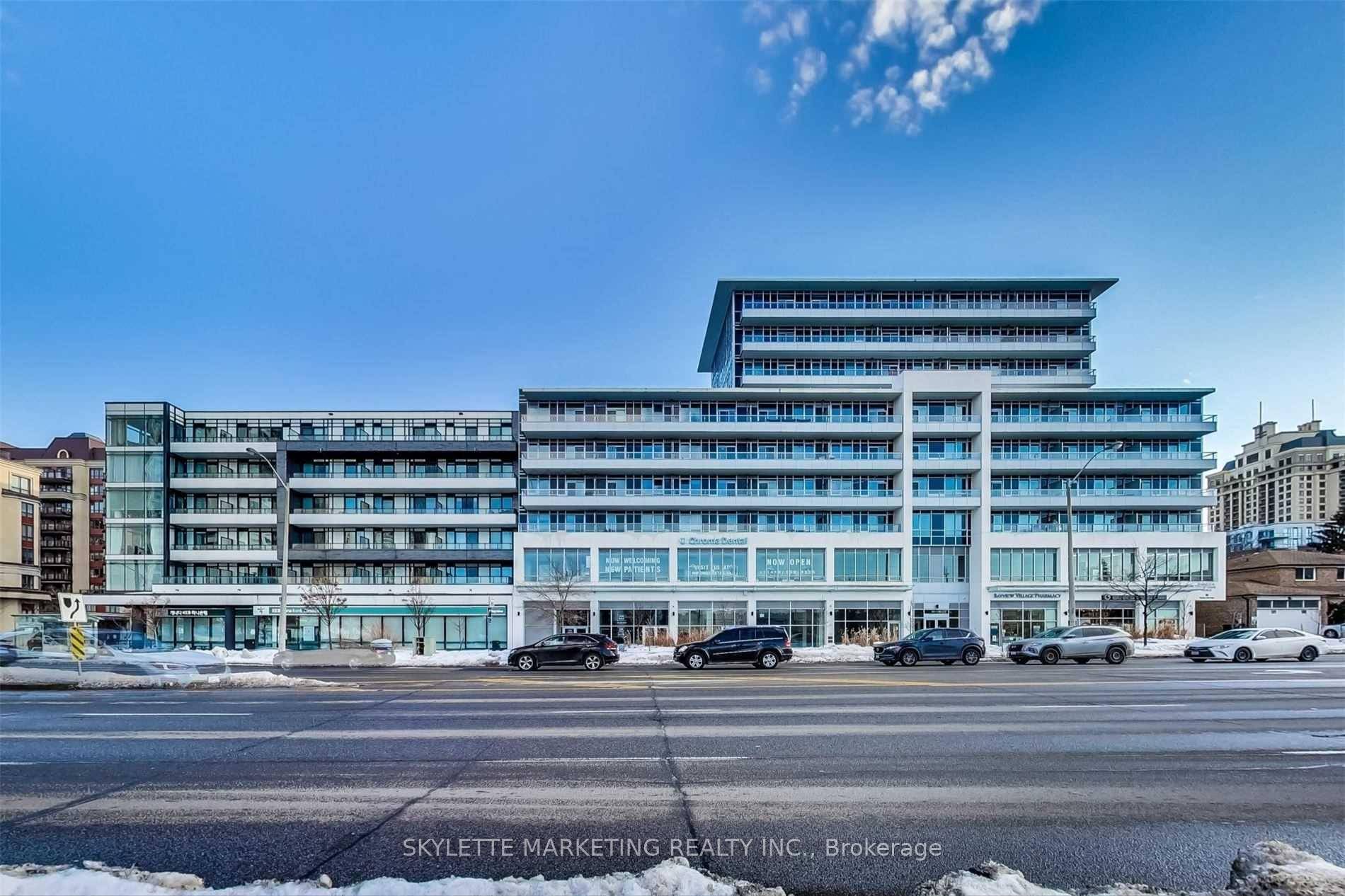 Location ! Location ! Stunning Boutique Condo Located right across Bayview Village, Over 930Sq ft W 35 sq ft Balcony 2 Bedrooms, 2 Washrooms, plus separate Den with one parking.