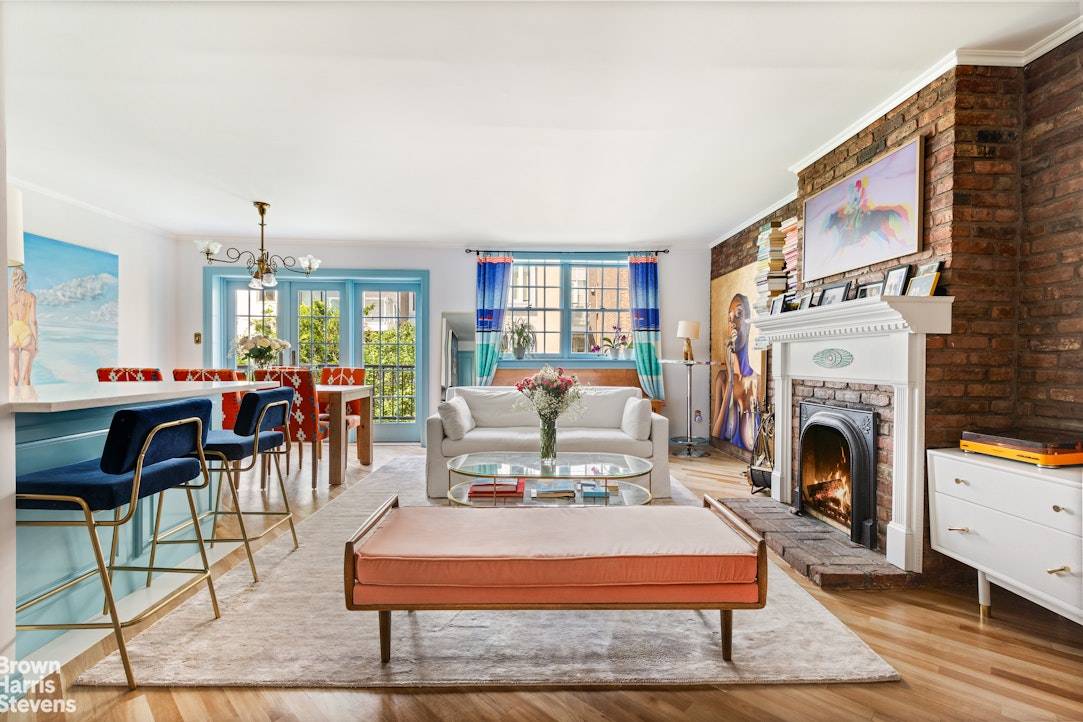 Charm doesn't even begin to describe this sun drenched duplex with large balcony and ROOF RIGHTS on one of Chelsea's most picturesque blocks.