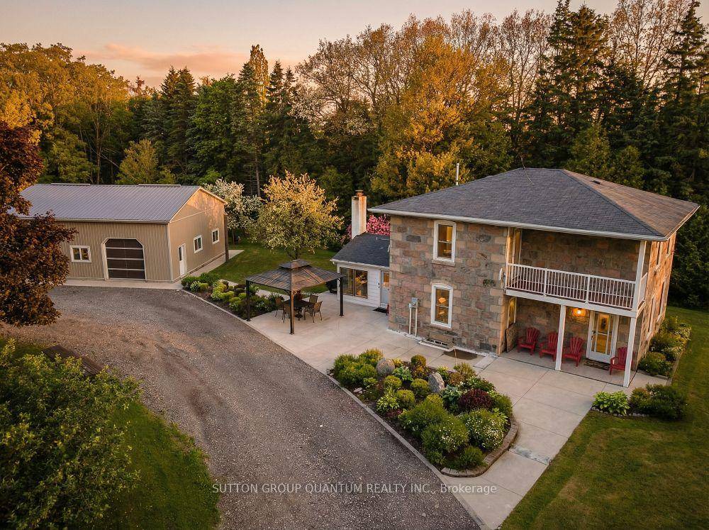 Stunning Stone Farmhouse on 91 Serene Acres A Rare Find Near Erin !
