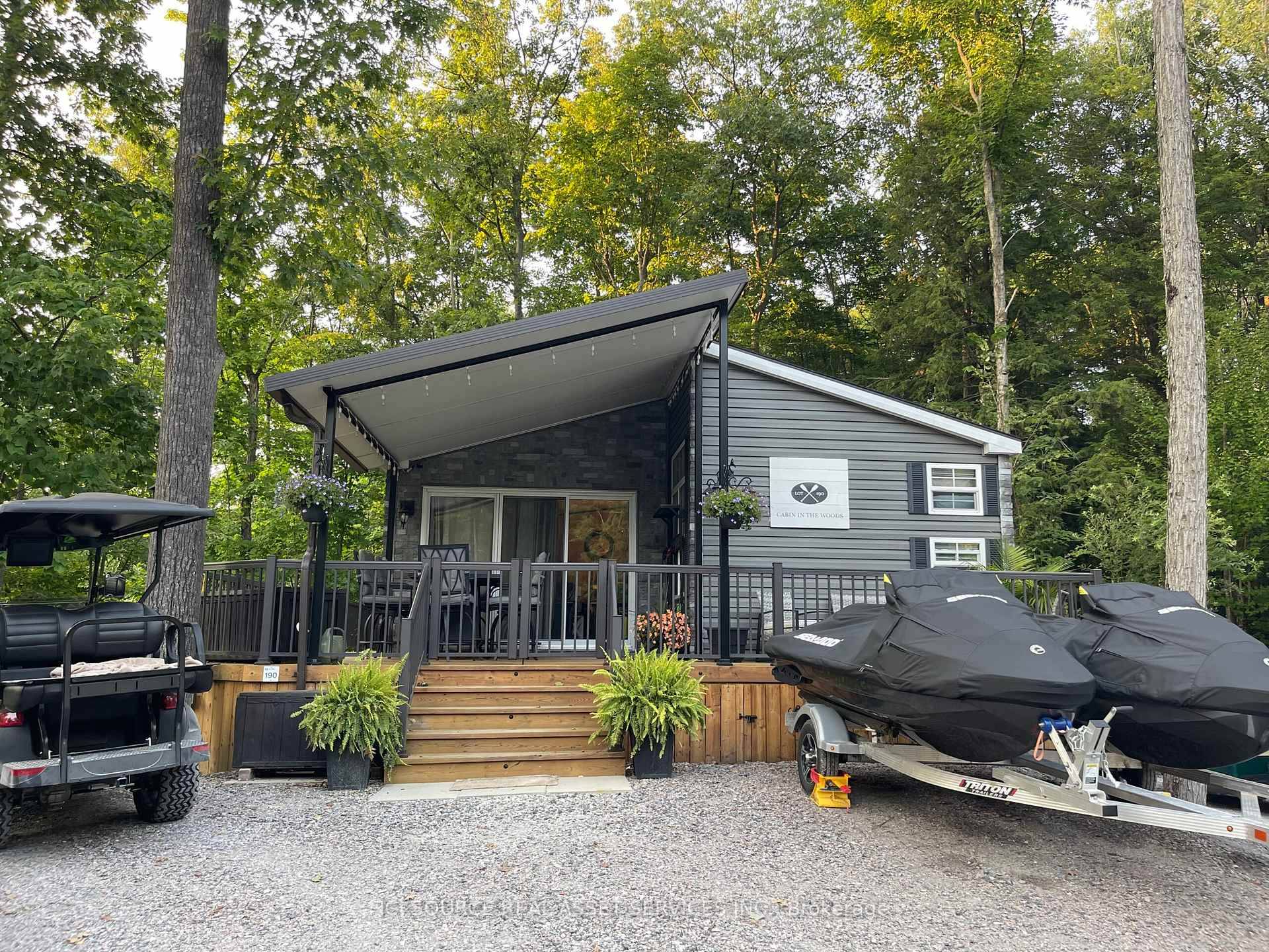 Check out this wonderful 3 season retreat, at Shamrock Bay Resort.