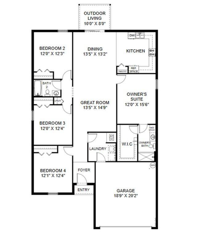 OVERSIZED CORNER LOT ! Welcome to the Queen, a four bedroom floor plan from our Value collection.