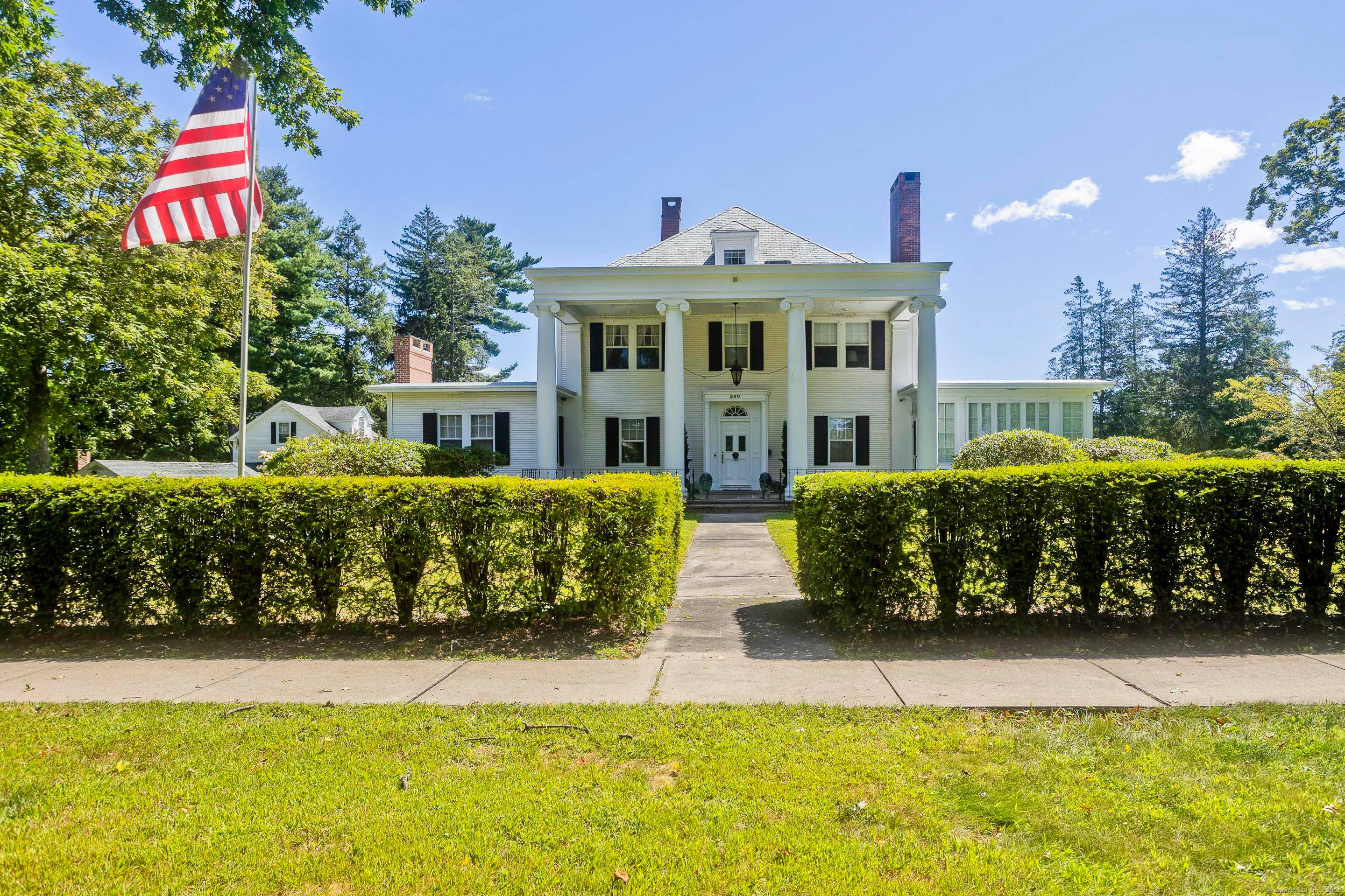 Once in a lifetime opportunity to own this stately property that has had a prominent presence on historic South Main St.