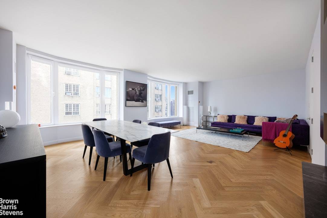 Luxuriously gut renovated and chic, this fabulous 3 bedroom, 3 bathroom condominium home has amazing side views of Central Park !