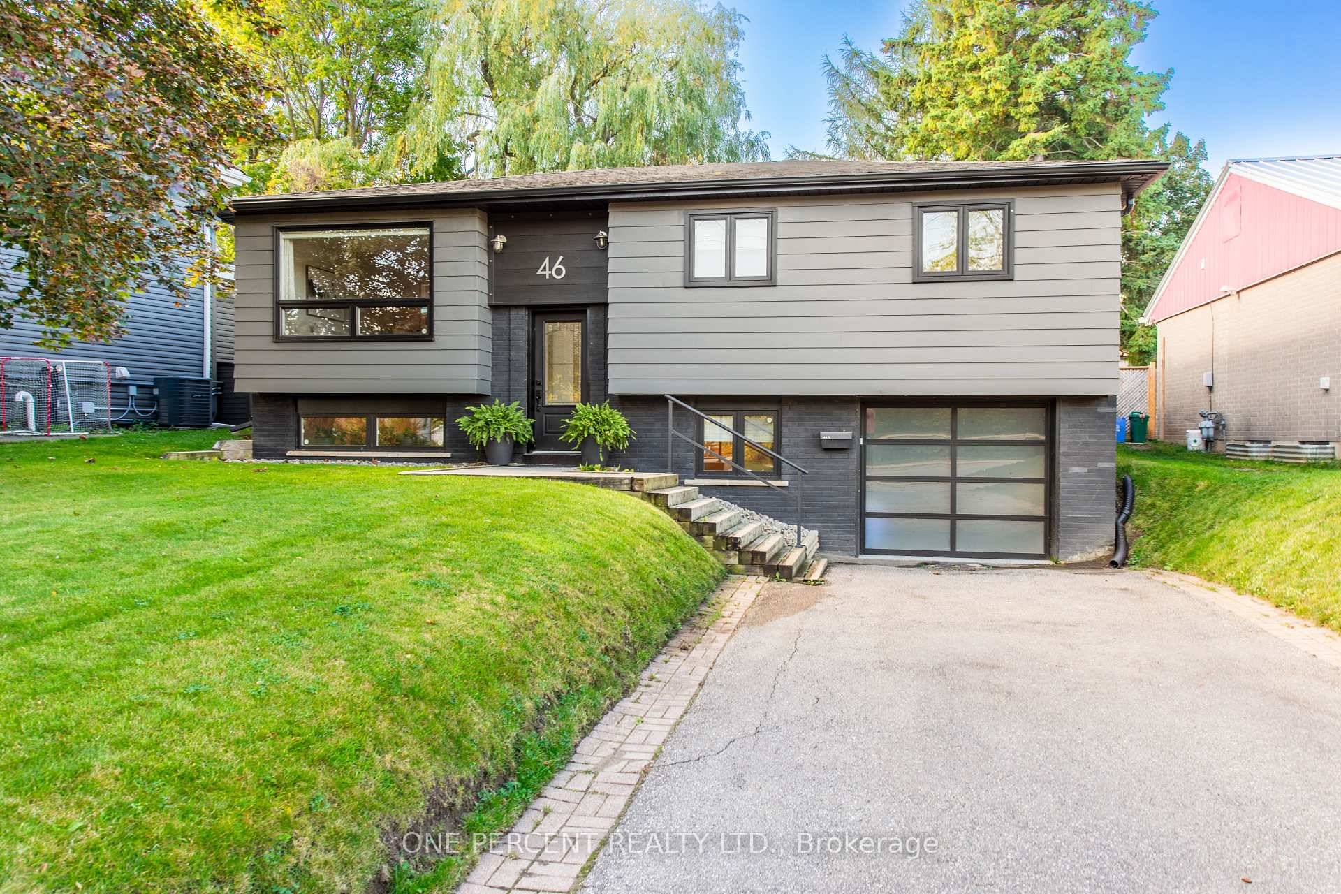 Exceptional open concept Raised Bungalow completely move in ready with modern top to bottom renovations and featuring very unique spectacular large picturesque back yard area !