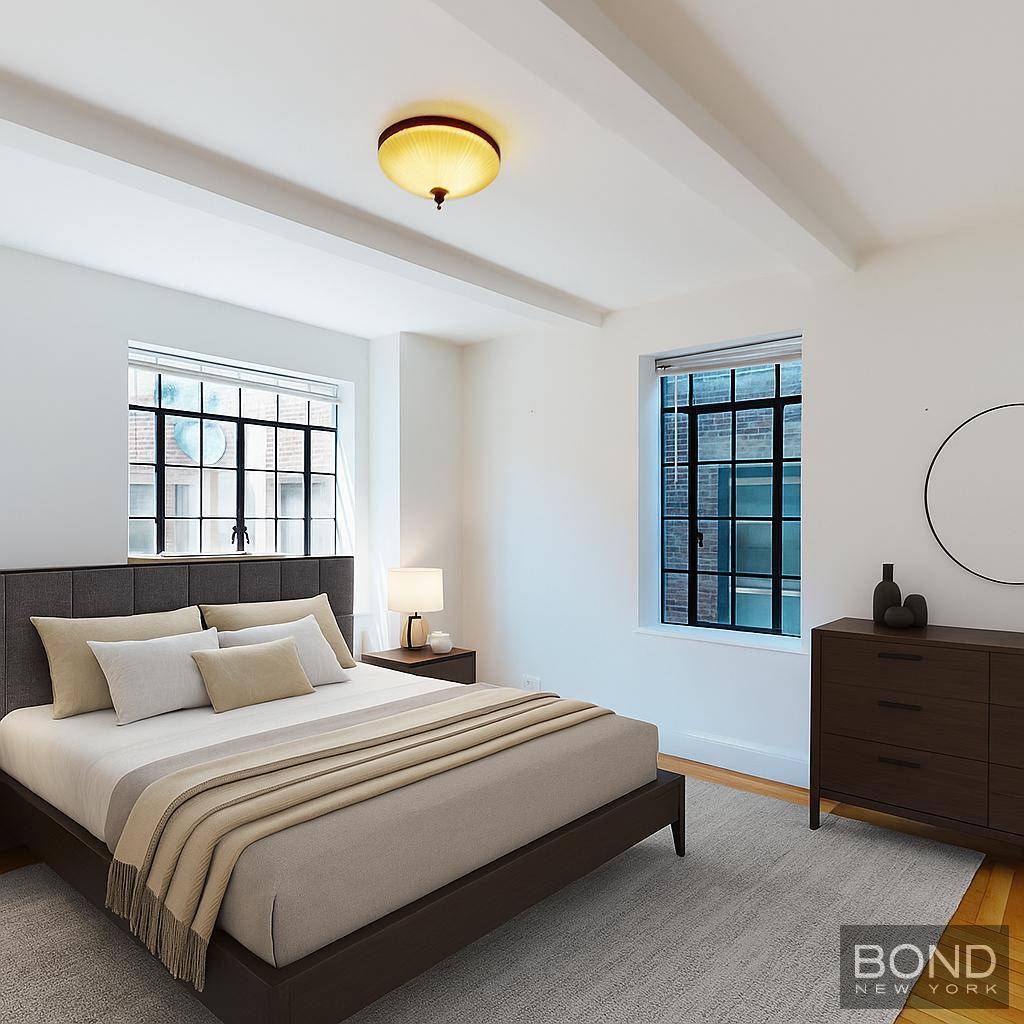Rare, all renovated 1 bedroom in the iconic 1 Christopher Street in historic Greenwich Village.