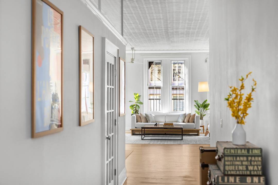 This is a rare opportunity to own a piece of SoHo history, this Prewar loft Condominium is located in Soho's coveted Historic Cast Iron District between Spring and Broome.