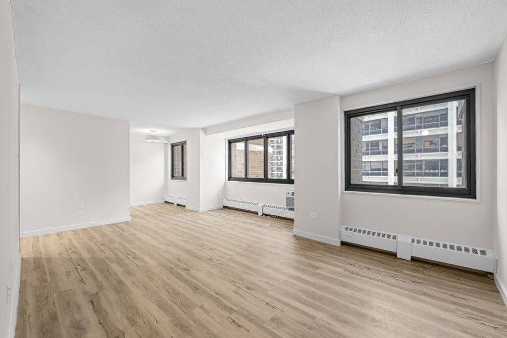 Newly renovated, spacious studio with low monthlies, great light and abundant closet space in Southbridge Towers.
