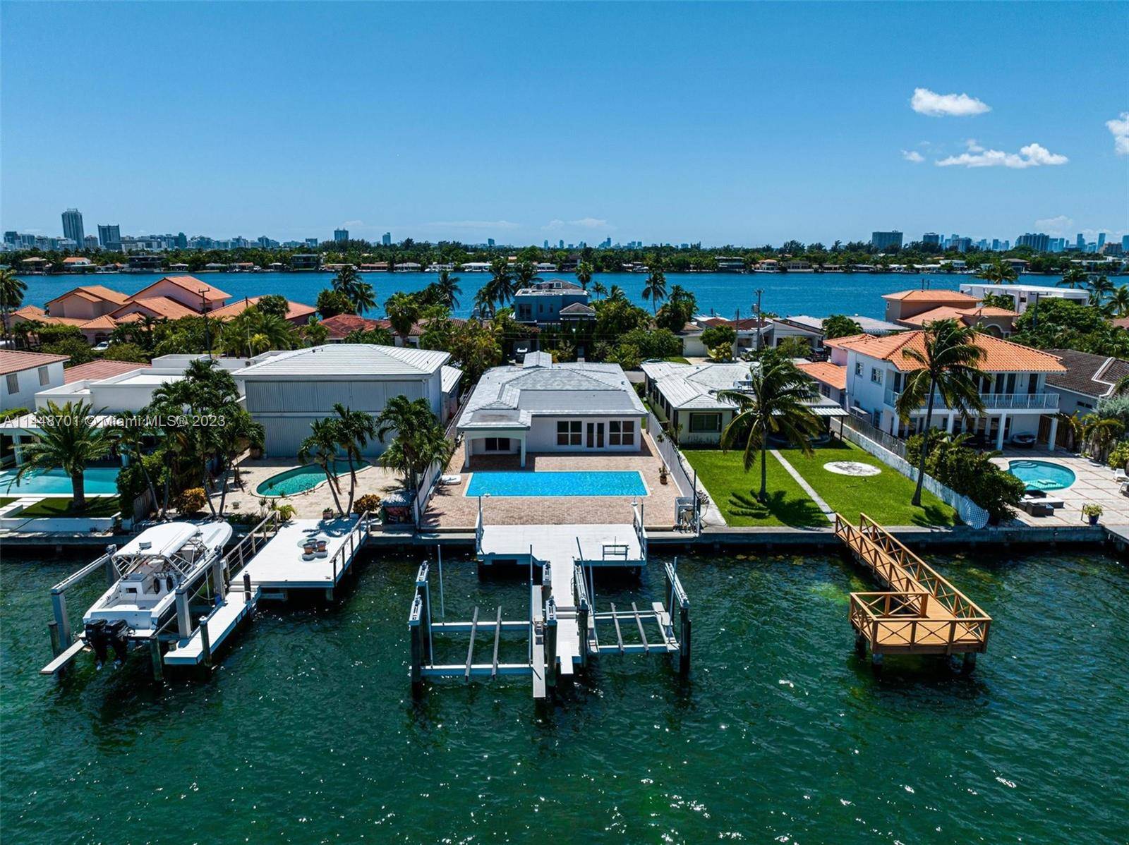 Available now this is your opportunity to rent this renovated, waterfront home with spectacular and expansive views of the Indian Creek mansions and Biscayne Bay.
