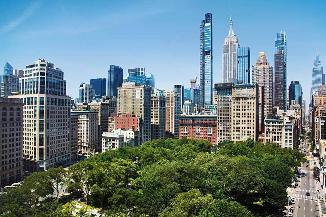 Enjoy unobstructed views of Madison Square Park and the iconic Manhattan skyline from a glamorous rental, one of only 53 luxurious tower residences at One Madison at 23 East 22nd ...