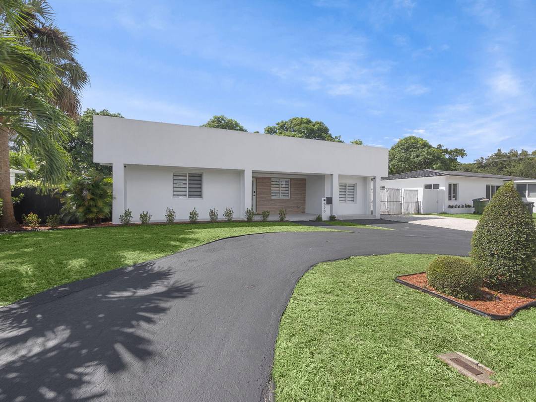 TOTALLY RENOVATED 3 BEDROOM 2 BATH MODERN HOME WITH STUNNING CHEF'S KITCHEN FEATURING SLEEK WHITE QUARTZ COUNTERTOPS AND STATE OF THE ART STAINLESS APPLIANCES !