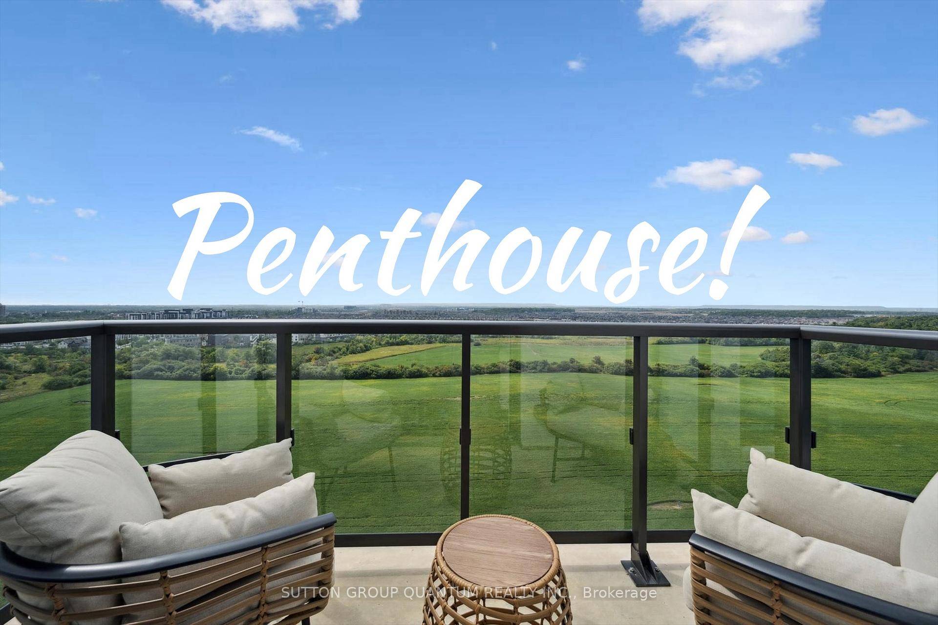 Finally ! An Oakville Penthouse with a breath taking view, 9 ft ceilings, and all the upgrades youve been looking for !