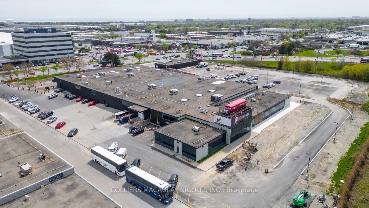 Excellent South Etobicoke location with Gardiners Evans Avenue exposure and signage potential.