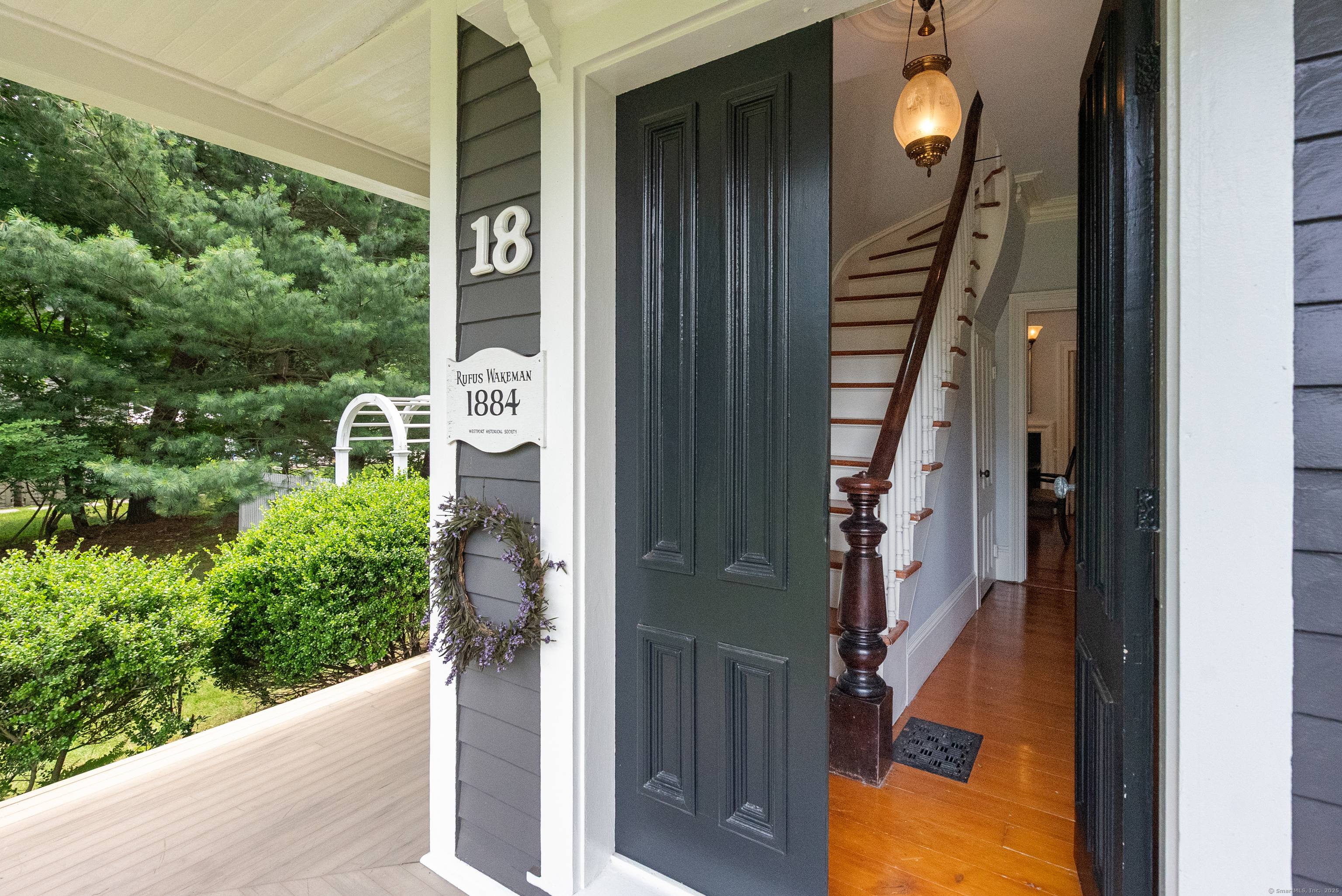 A rare gem step into the timeless charm of this Rufus Wakeman home, a quintessential c.