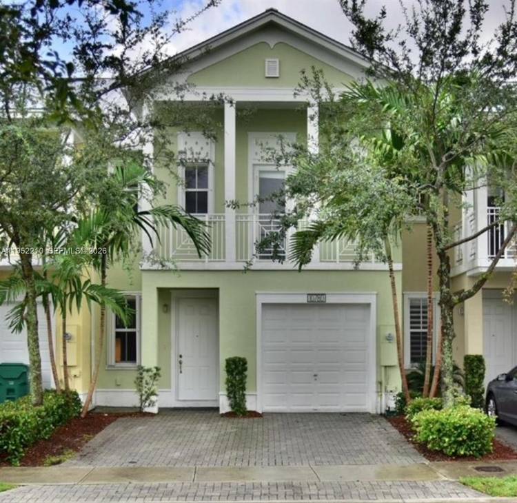 Spacious 3 bedroom, 3 bath, two story townhouse located in a secure gated community with 24 hour surveillance.