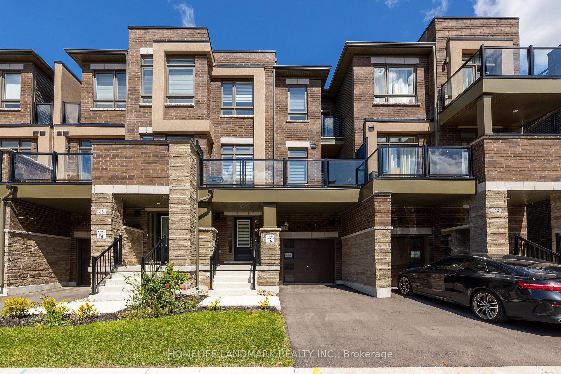 Welcome to 70 Riley Reed Lane In Prime Location, Brand New 3 Level Townhome Beautiful Bright and Sun Filled And Unobstructed South View.
