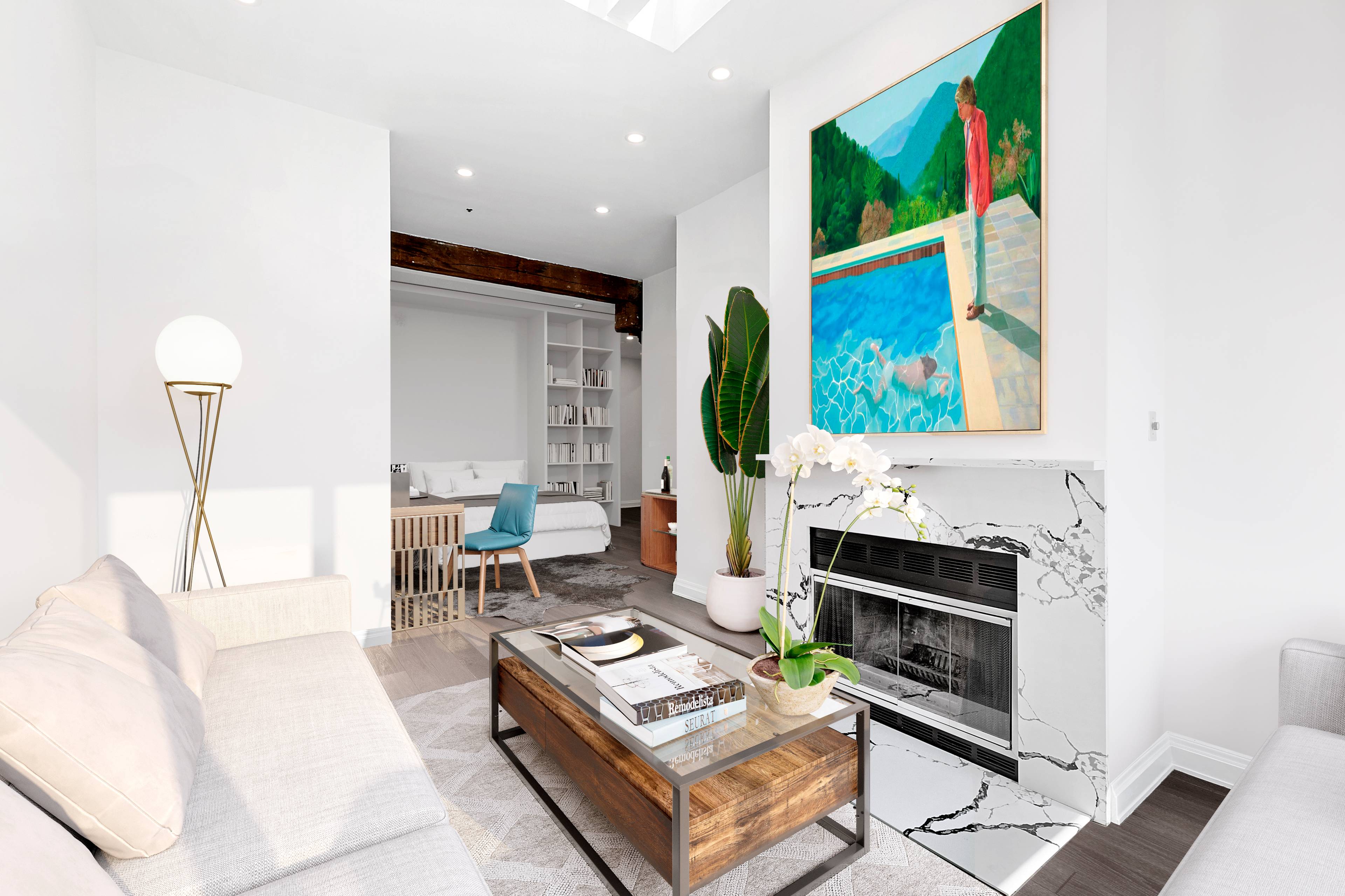 Building requires 24 hours notice to show with COVID releases BRAND NEW FULLY RENOVATED TOP FLOOR LOFT with STORAGE GALORE !
