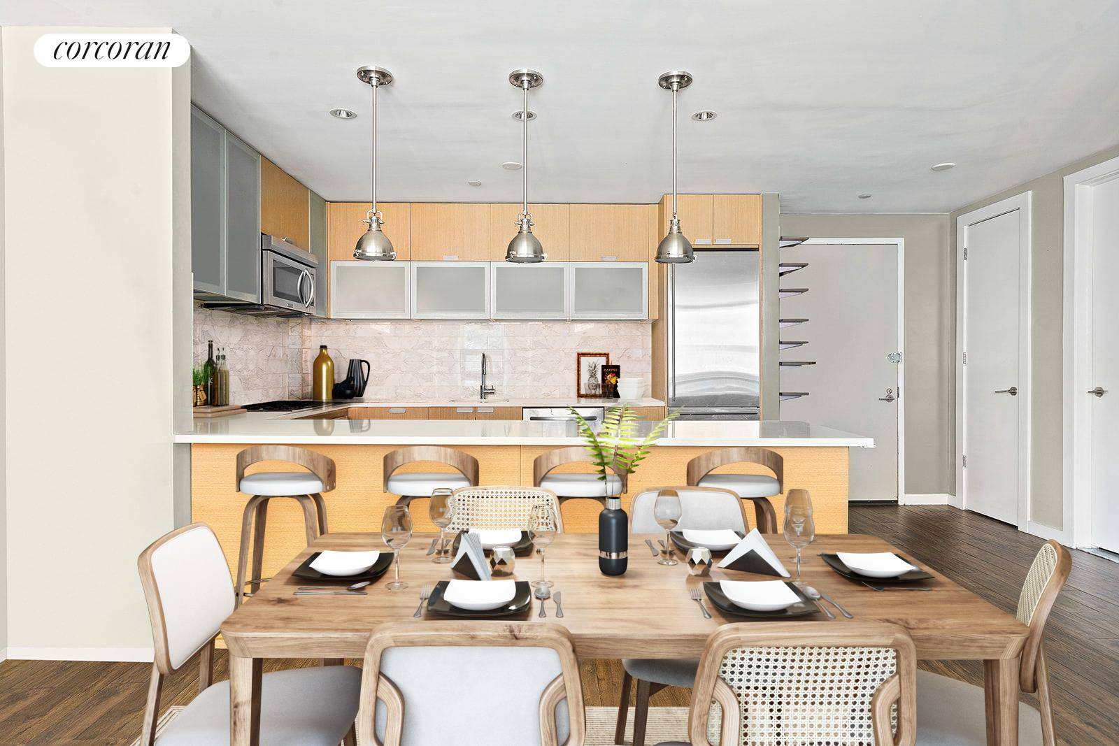 Excellent opportunity to own a unique duplex condo in the heart of Hunters Point.