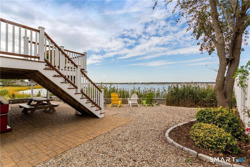 Experience panoramic water views from every room in this fully furnished coastal retreat, ideally positioned between the Housatonic River and Long Island Sound.