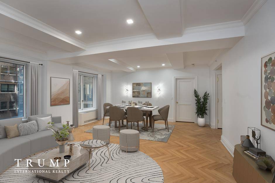 Sprawling four bedroom home in one of Park Avenues premier condos.