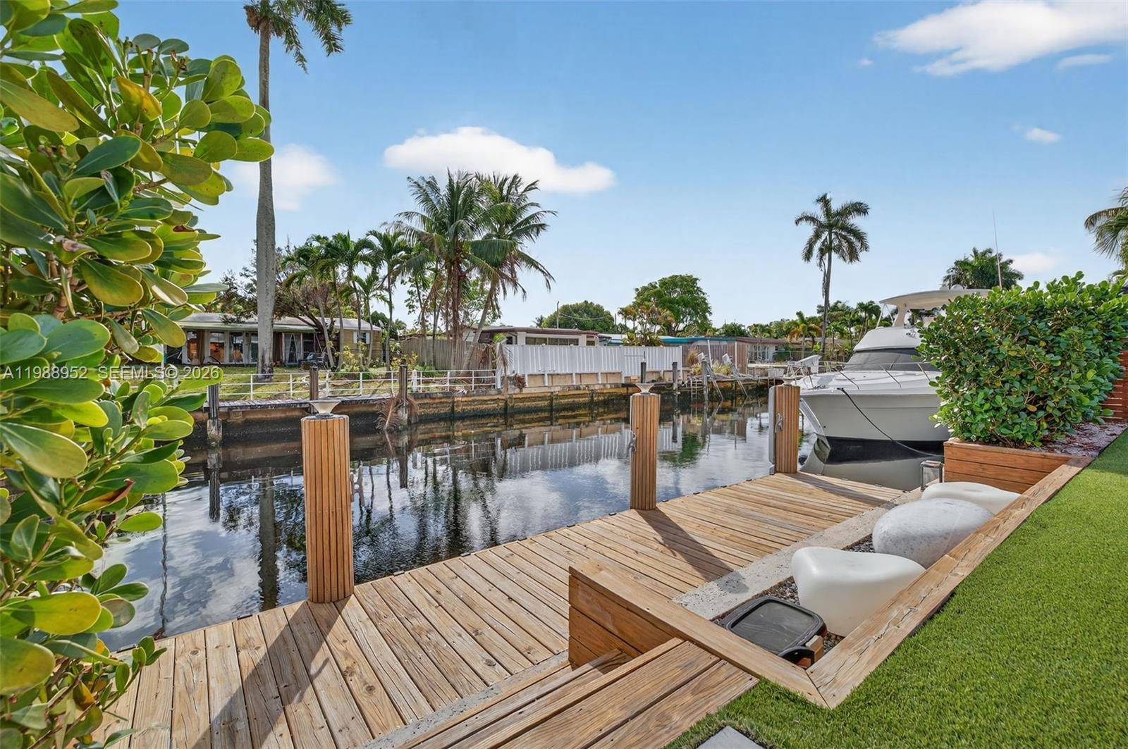 Completely renovated waterfront home in Lauderdale Isles with ocean access and no fixed bridges.