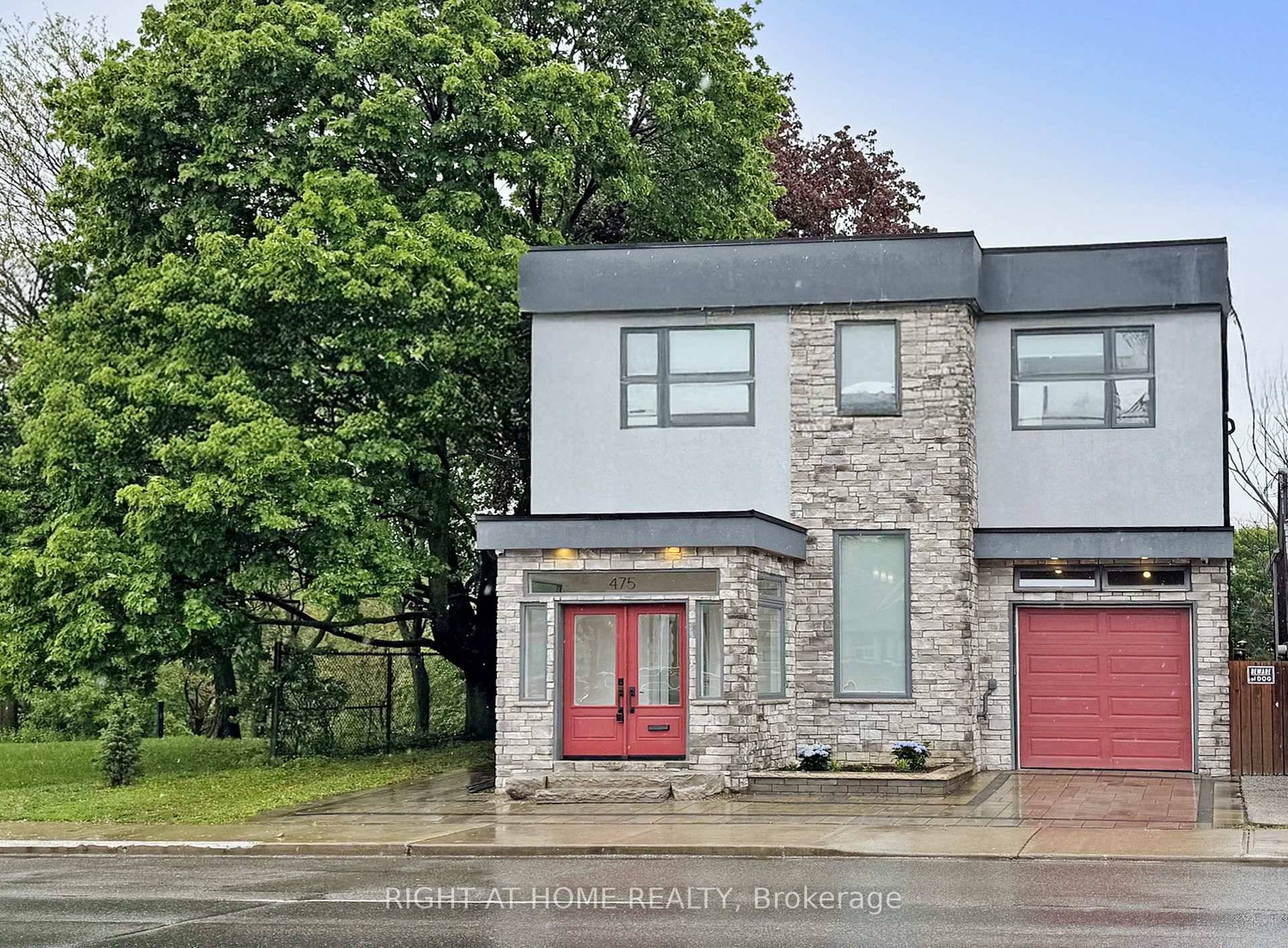 Modern masterpiece with breathtaking views on a 45' x 150' sun filled ravine lot.
