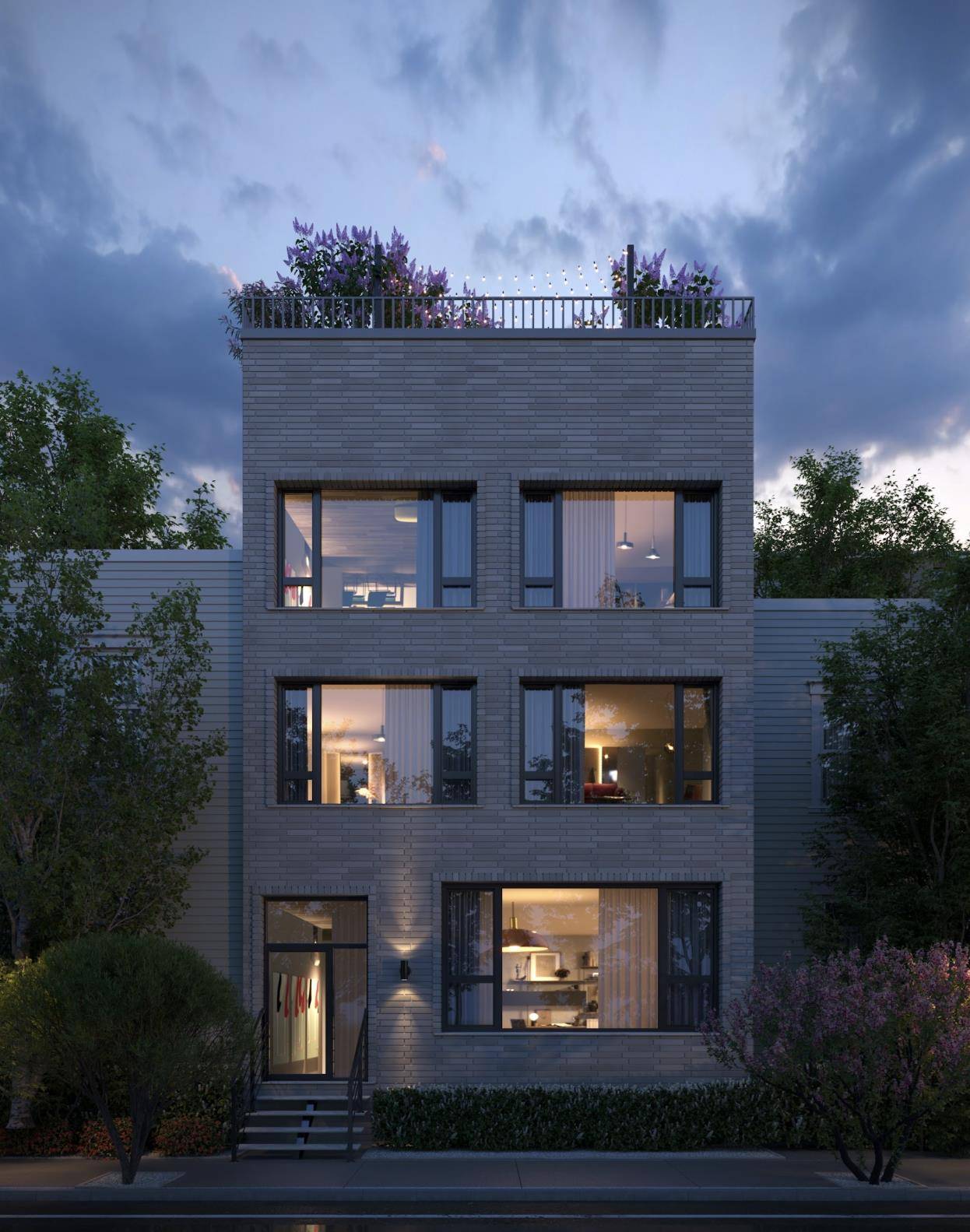 Elegant, exclusive, and exceptional indoor outdoor living awaits in this townhouse style 3 bedroom, 3 bathroom triplex with a private rooftop terrace in prime Williamsburg.