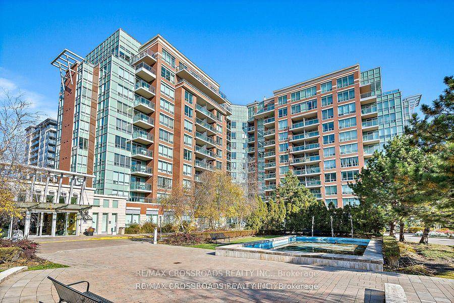 Very Well Maintained Thornhill Tower In Prime Hwy 7 Location, Spacious One Bedroom 605Sf 66Sf Balcony with Beautiful South East View Facing Quiet Inner Courtyard, 9 Feet Ceiling, Engineered Hardwood ...