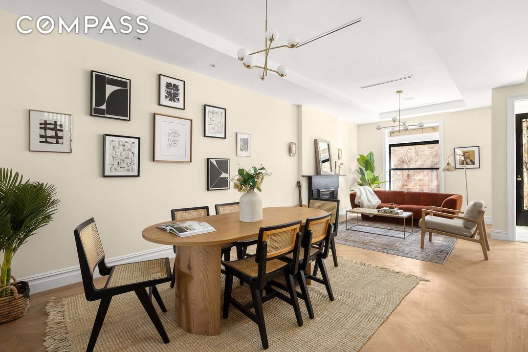 Introducing 809 Lincoln Place a beautifully renovated two family brownstone set along a picturesque, landmarked, tree lined block in the heart of Crown Heights.