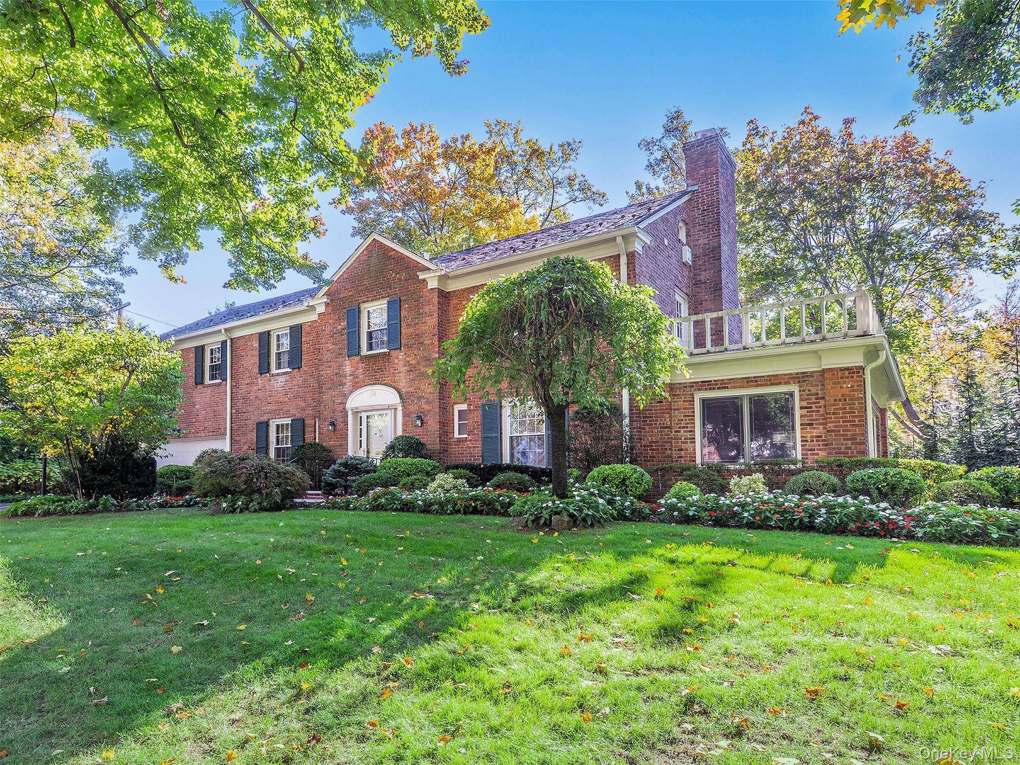 Welcome to 38 Wensley Drive, an elegant Center Hall Colonial perfectly situated on a private, park like property along one of the Village s most picturesque, tree lined streets.