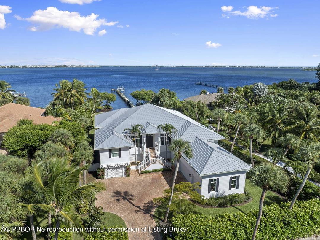 Gorgeous new build, wide waterfront home on one of South Sewall's Point's most historic parcels.