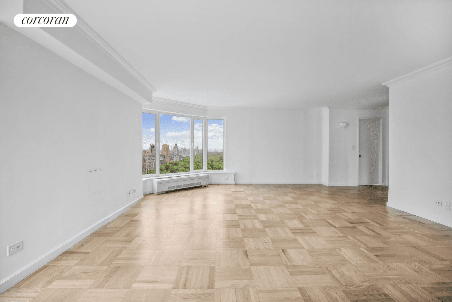 Spectacular views of Central Park, Columbus Circle, and all of Midtown West from this triple exposure apartment with curved windows to take advantage of all that New York City has ...