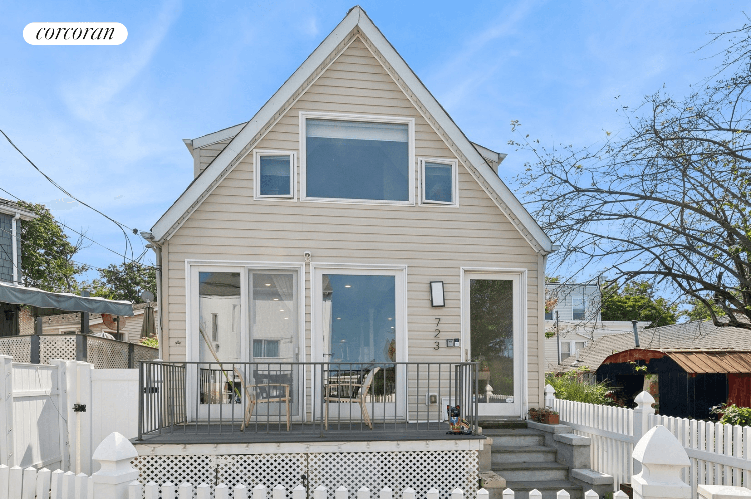 Your dream of living in a magical, seaside cottage comes true in this light filled magnificent seaside home !