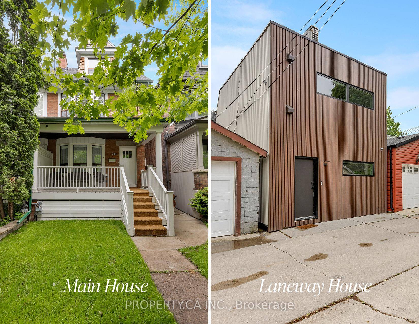 An extraordinary opportunity to own not one, but two homes on a single lot in one of Torontos most sought after neighbourhoods 2 Units Laneway House.