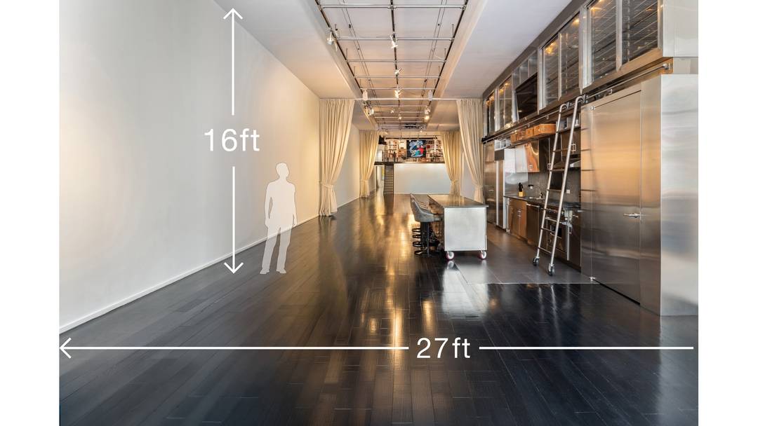 This magnificent loft, situated at 519 Broadway in SoHo, embodies urban elegance.