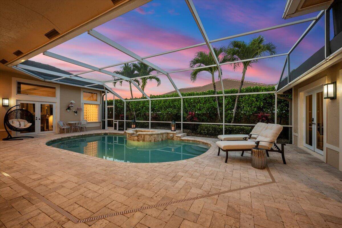 Imagine enjoying your morning coffee or tea looking out over the stunning water view from your private screened lanai, or going for an evening dip in the completely private courtyard ...