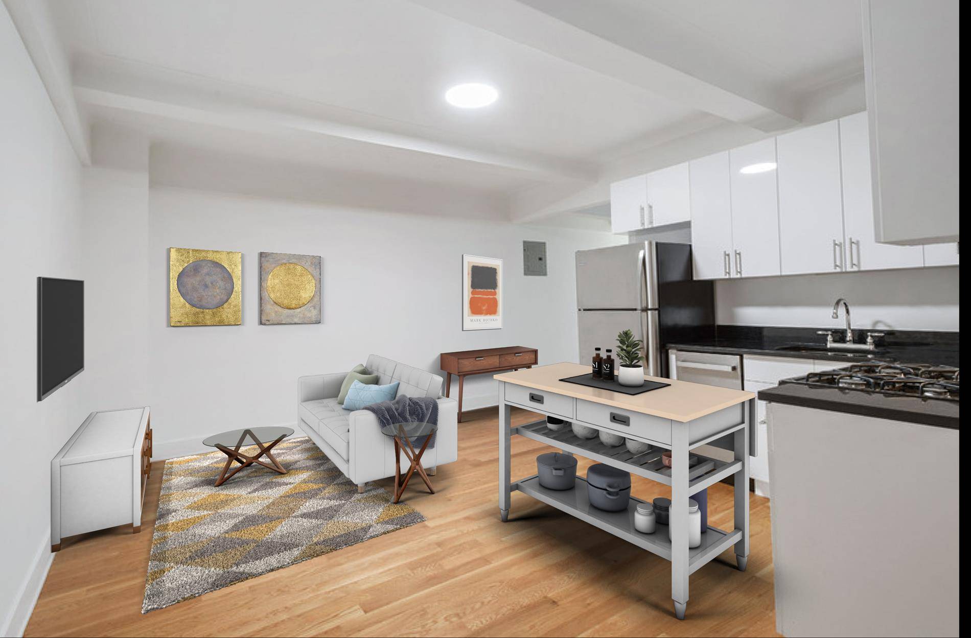 COMPLETELY RENOVATED 2 BEDROOM 2 BATH HOME !