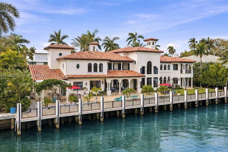 Exceptional Mediterranean waterfront estate offering over 15, 000 sq ft of refined luxury, including 8, 000 sq ft under air and expansive indoor and outdoor living.