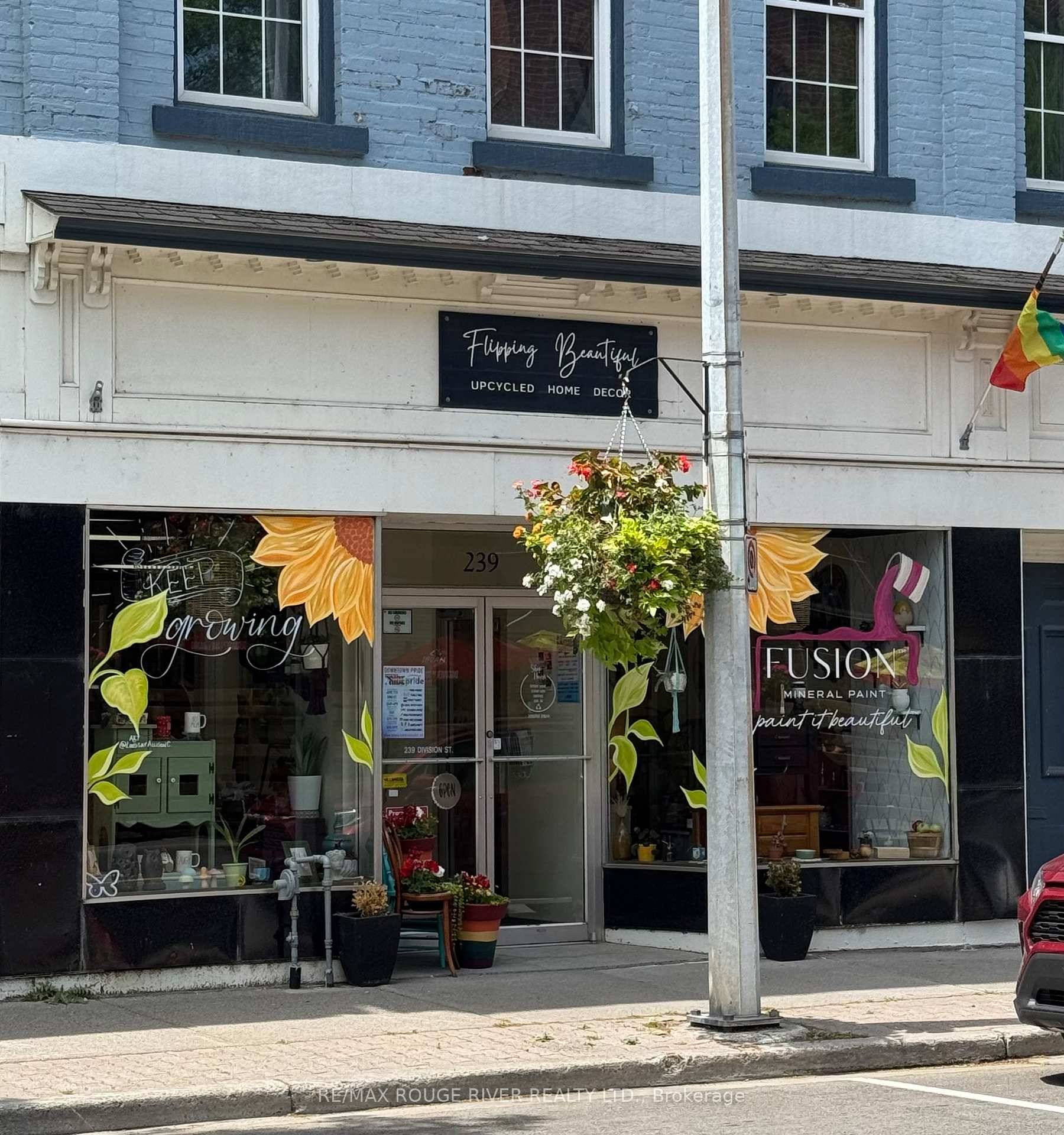 Nestled in a well established and highly visible building in the Town of Cobourg.