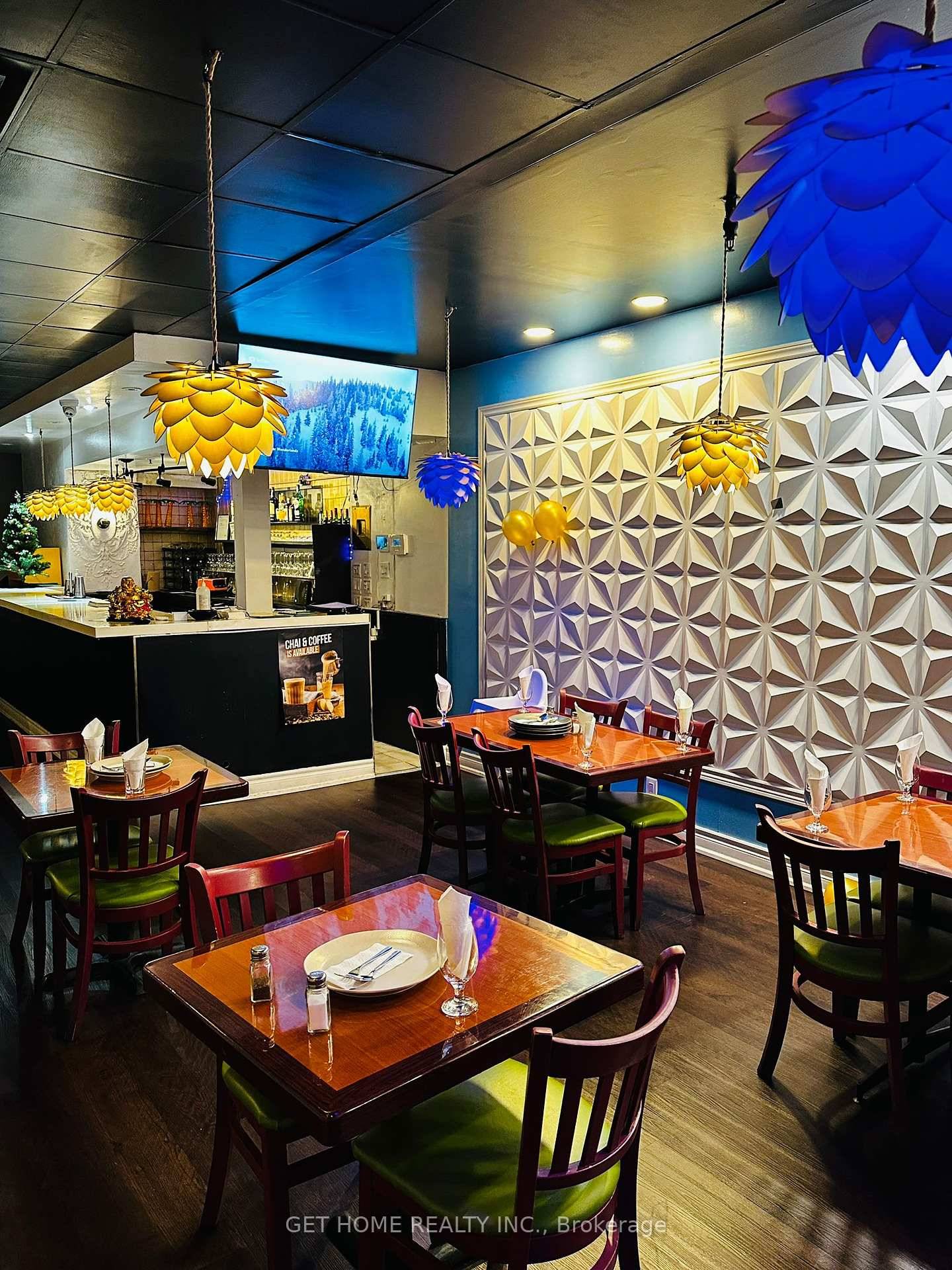 Turnkey Restaurant for Sale in Greek Town Extensively renovated Indian cuisine restaurant at the prime AAA location of Danforth and Logan, right in the midst of Greek Town.
