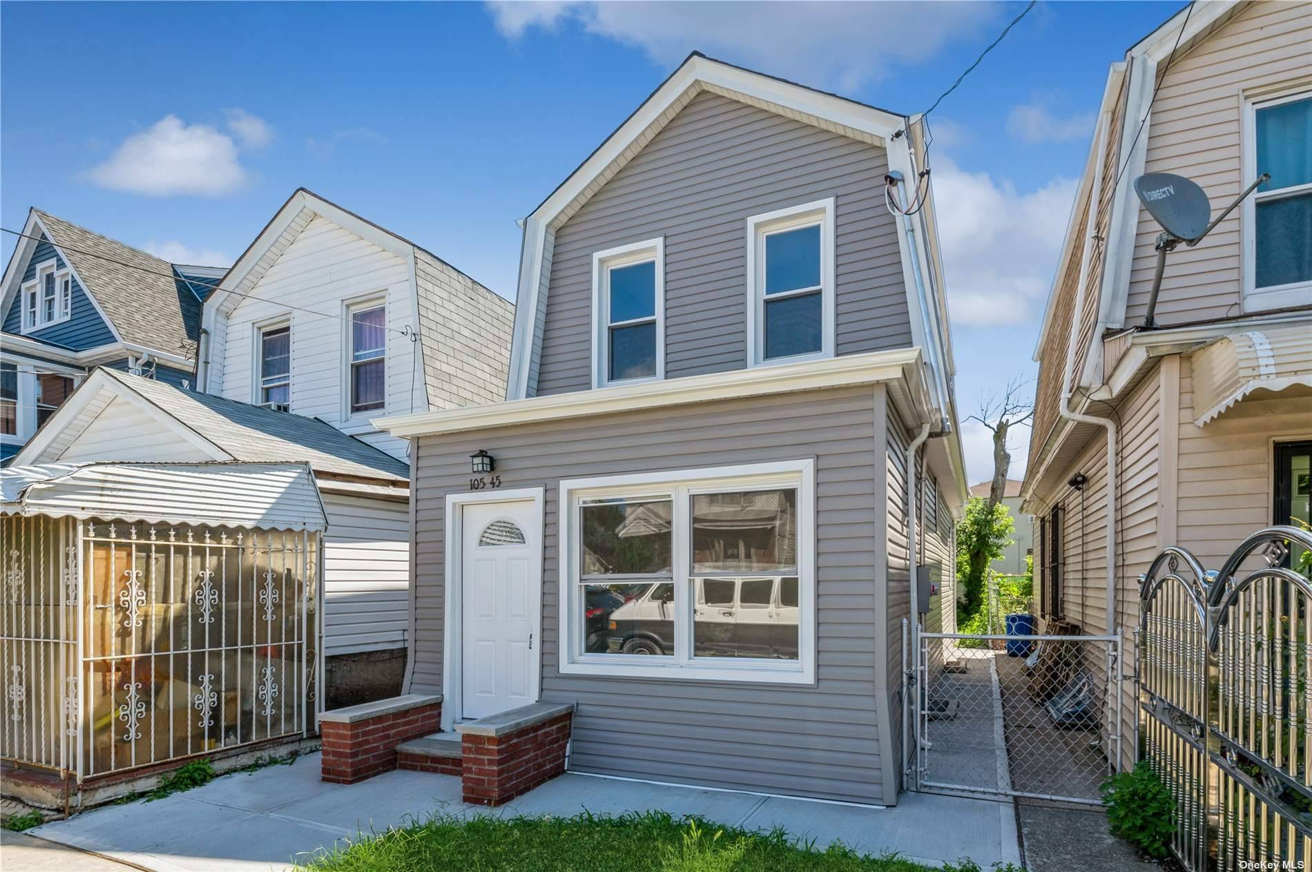 Fully renovated single family home.