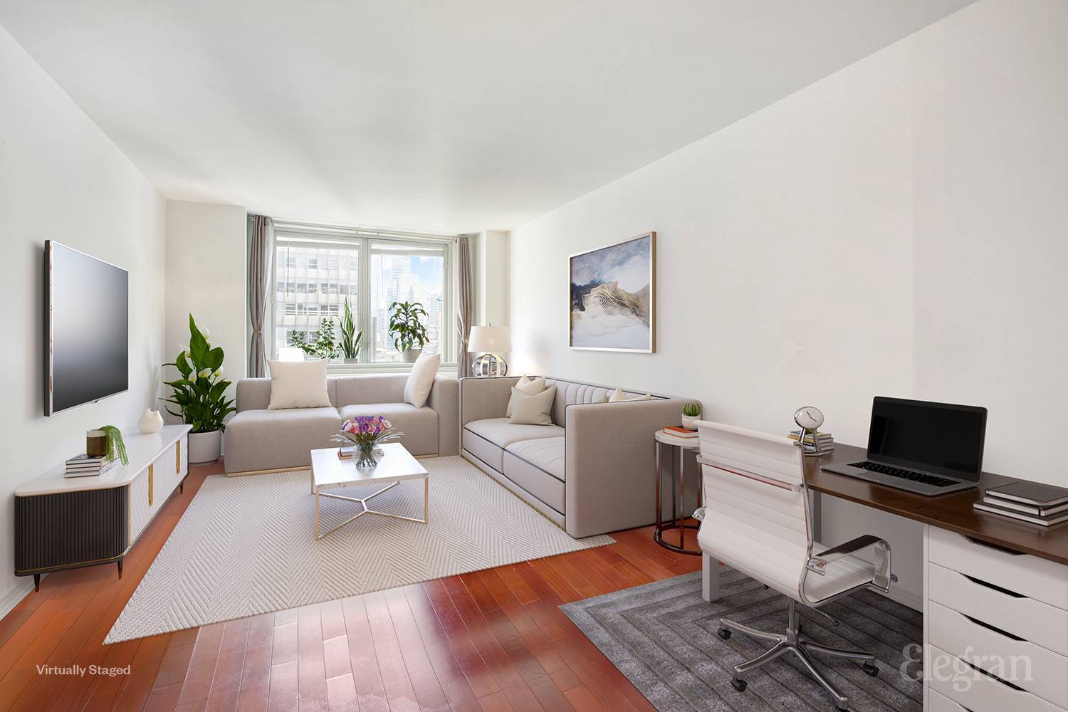 Massive north facing renovated 1 bedroom apartment in Turtle Bay !
