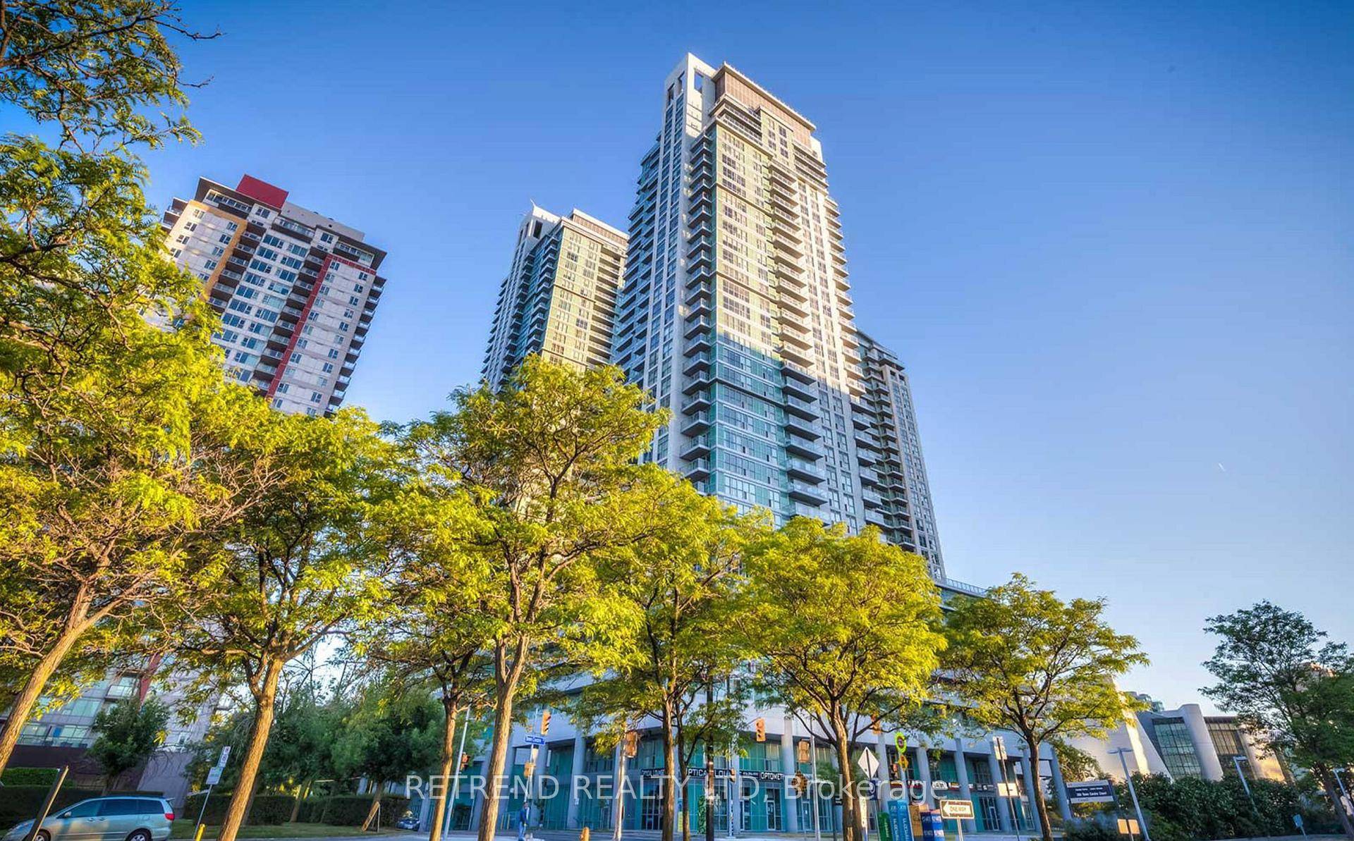 Bright and spacious 1 Den unit with sunny southwest views at the luxurious Encore building at Scarborough Town Centre !
