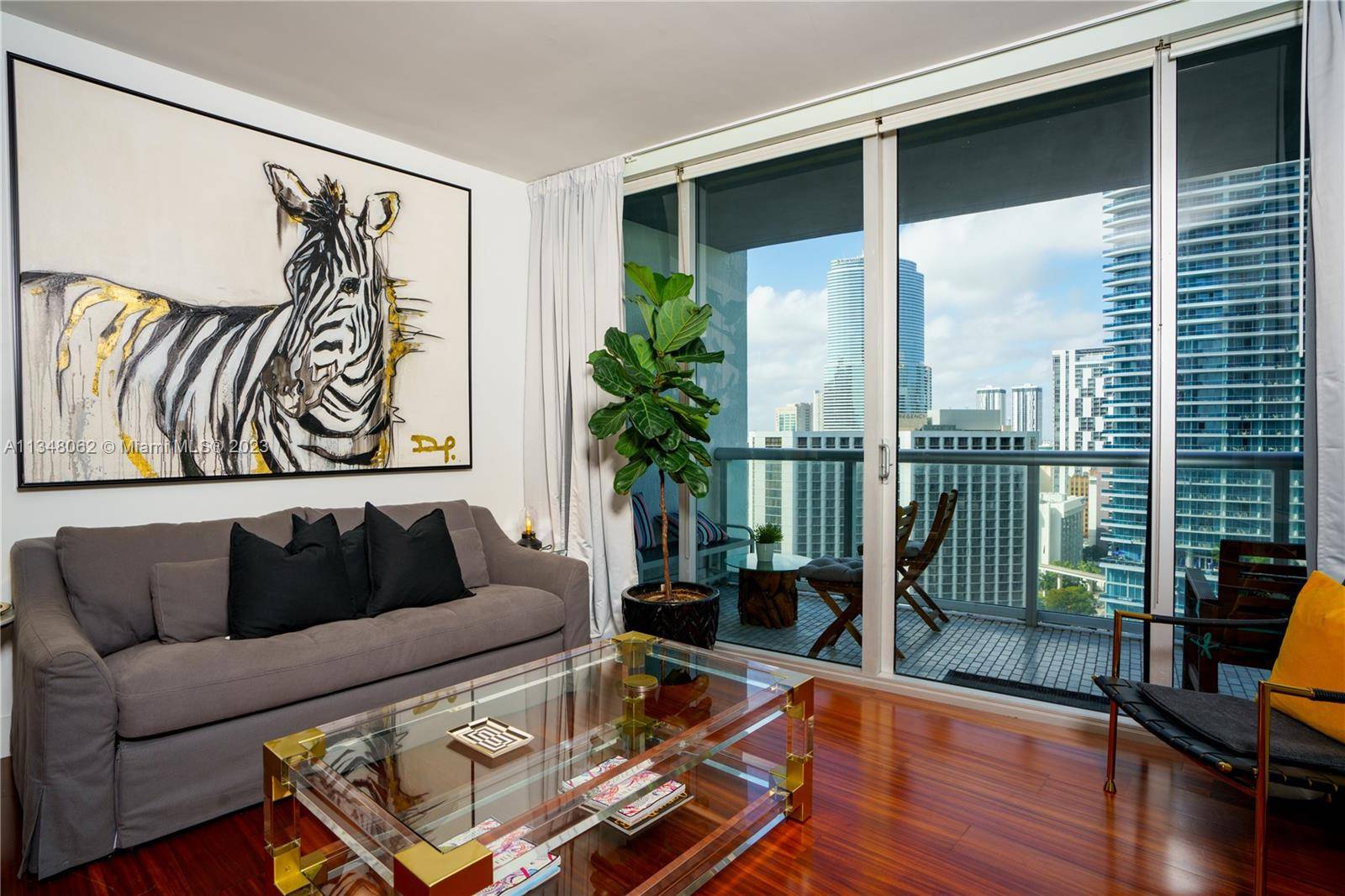 Spectacular waterfront W Hotel condo 1BR 1BA located at the Icon Brickell.