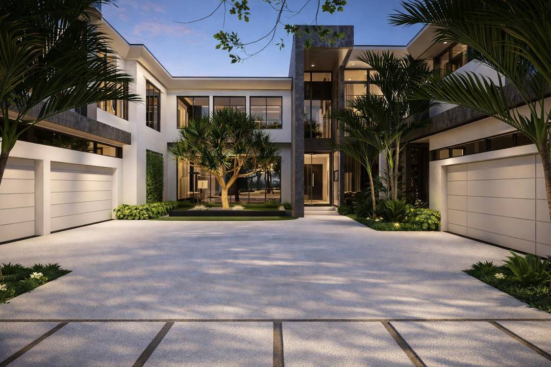 Spectacular brand new waterfront estate, situated on a trophy waterfront lot in the exclusive Admiral's Cove golf community of Jupiter, Florida.