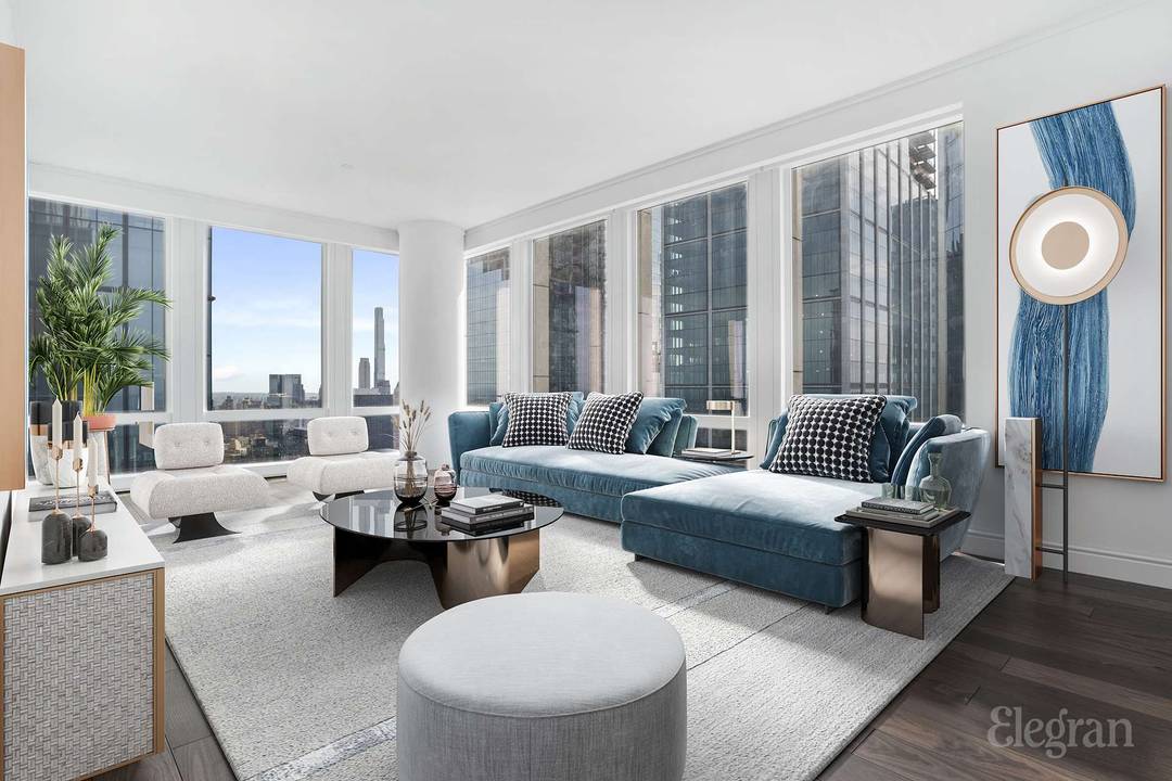 Discover unparalleled elegance in this stunning corner three bedroom home at 35 Hudson Yards !