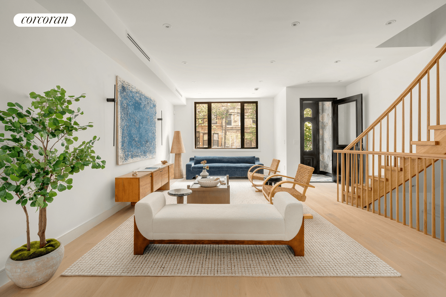 Welcome to 137 Kingsland Avenue a beautifully reimagined 20 foot wide townhouse at the crossroads of Williamsburg and East Williamsburg.