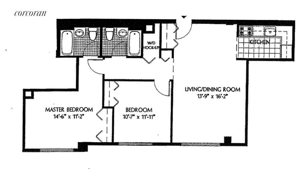 PERFECT TOP FLOOR ! Welcome to 300 West 145th Street, Penthouse 7L, a TOP FLOOR amp ; LARGE 2 bedroom, 2 FULL bathrooms residence in a full service CO OP ...