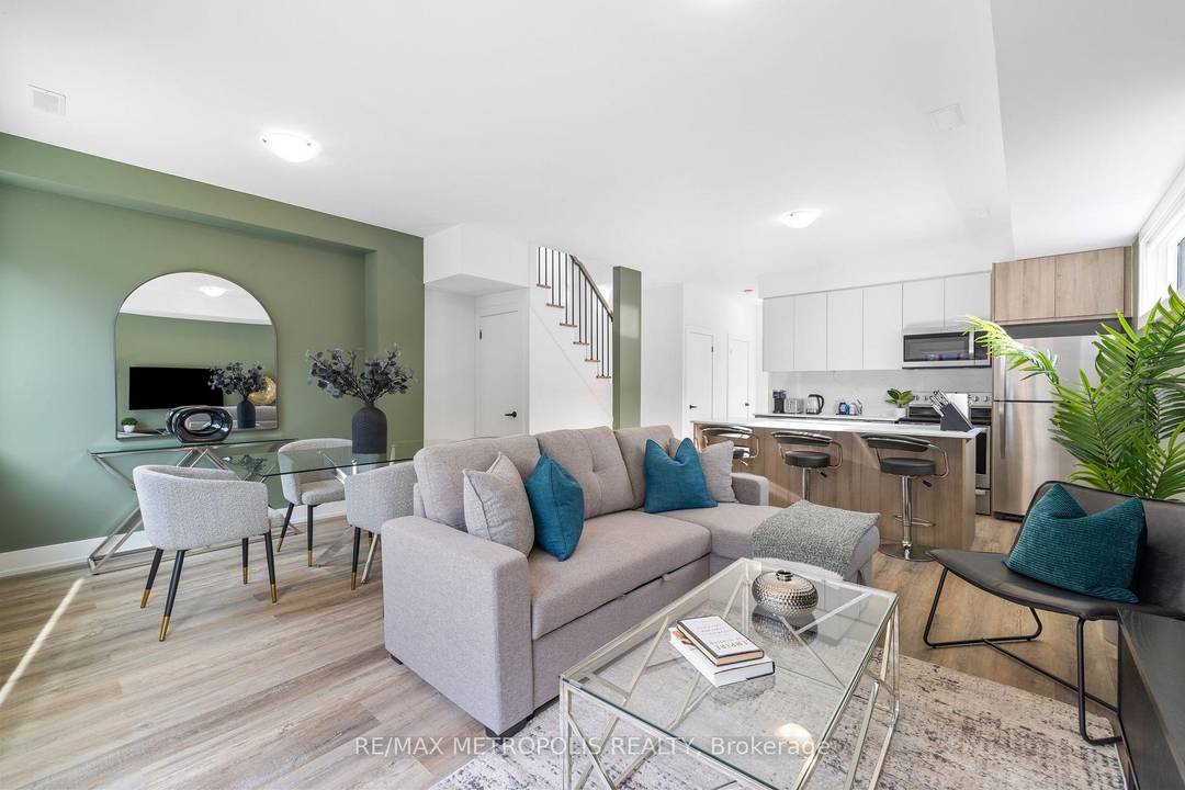 A fully furnished, bright and modern laneway home in the heart of Roncesvalles.