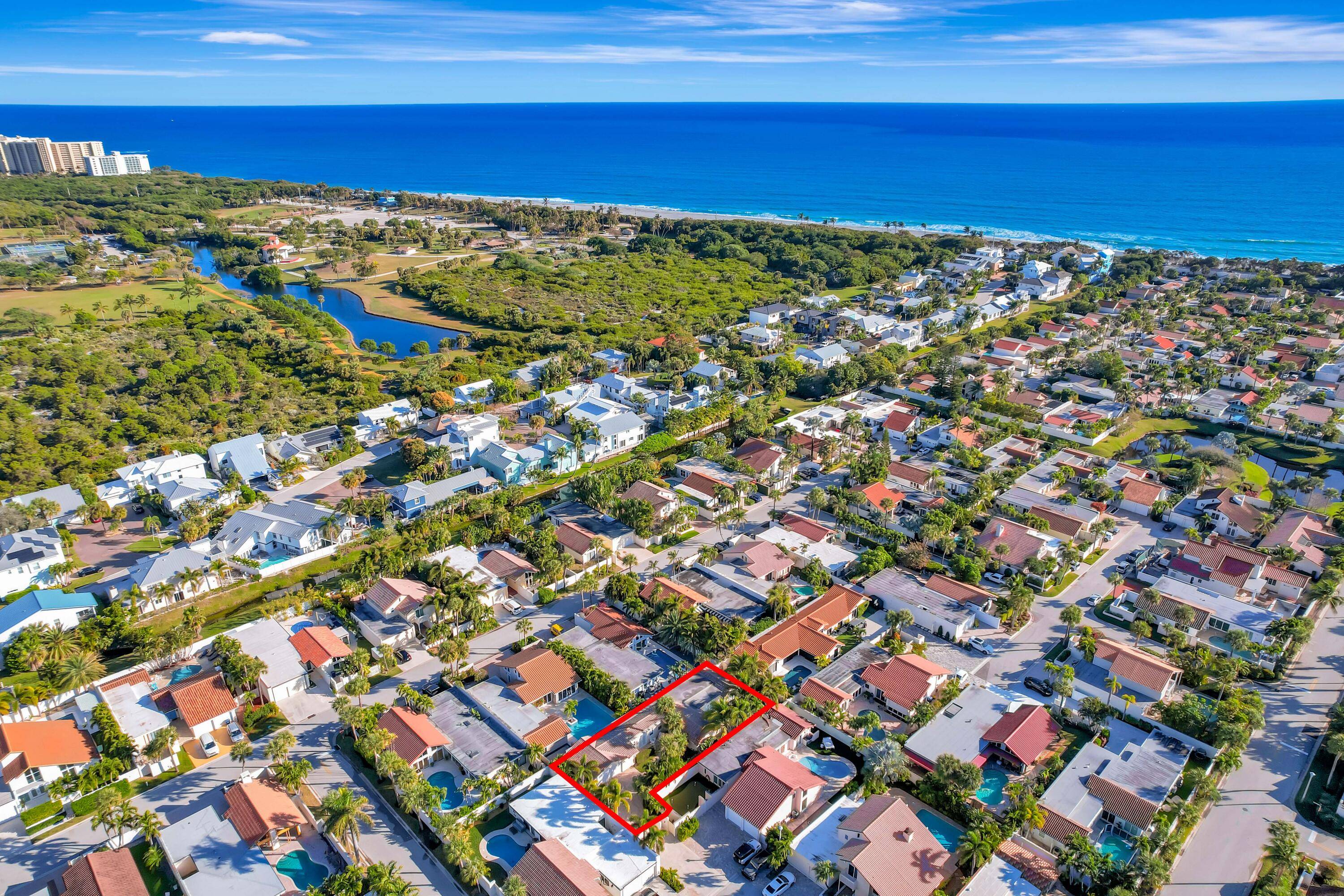 Beautiful, gated community across from the Beach.