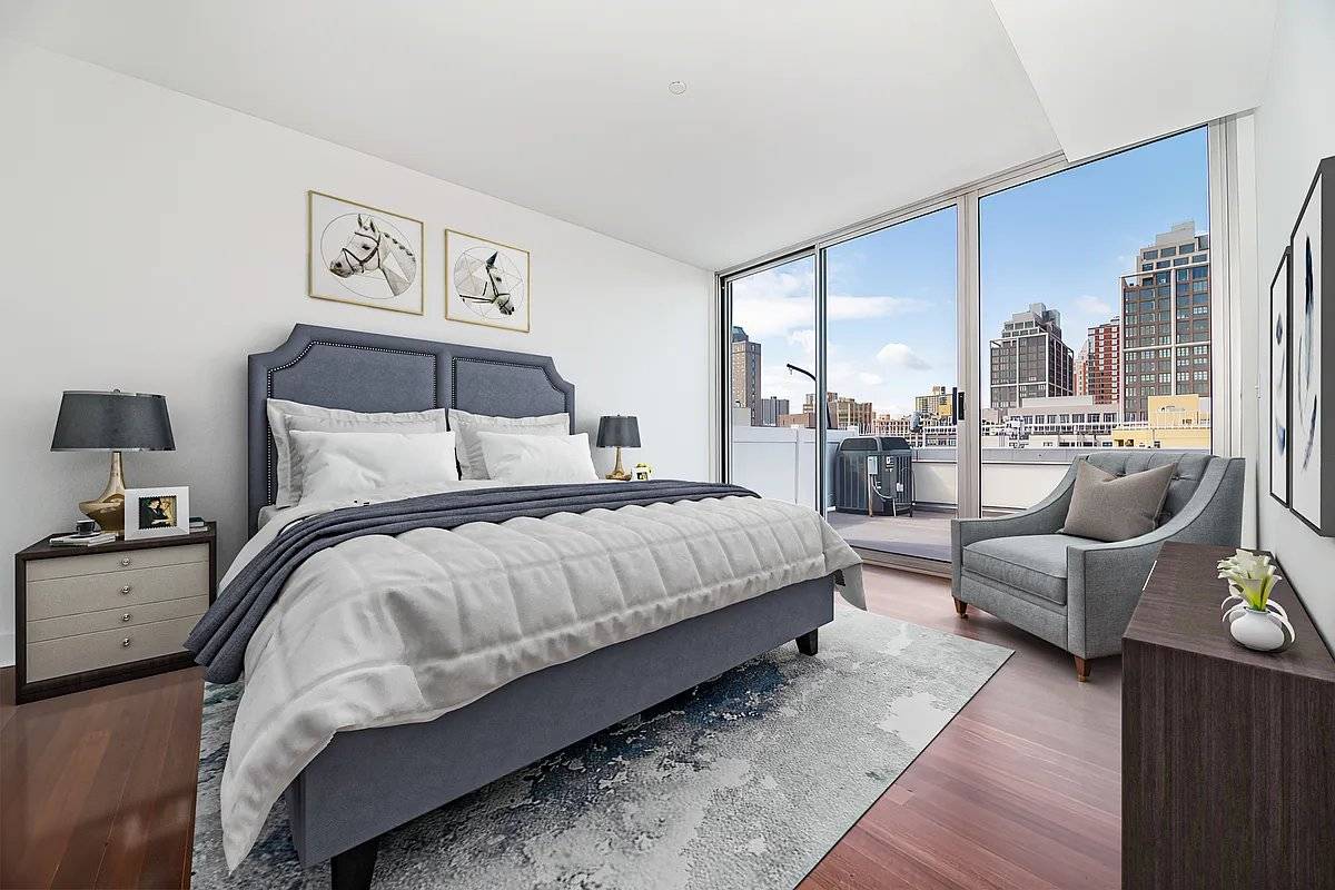 Photos are of a similar unit in the buildingWelcome to 99 Gold Street, a premier, amenity rich luxury building located where DUMBO meets Vinegar Hill !